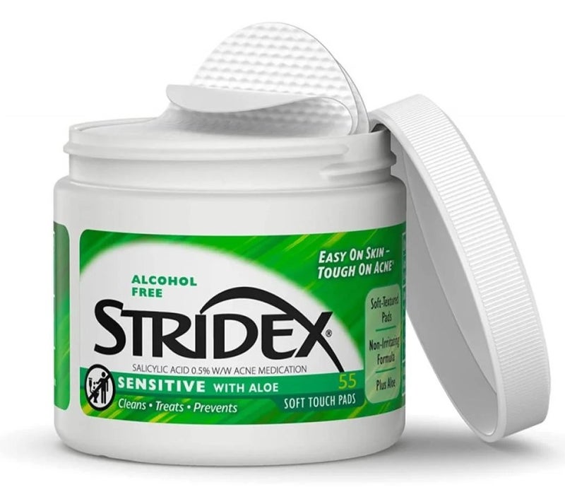 Stridex Daily Care Acne Pads With Aloe 55 - Image 2